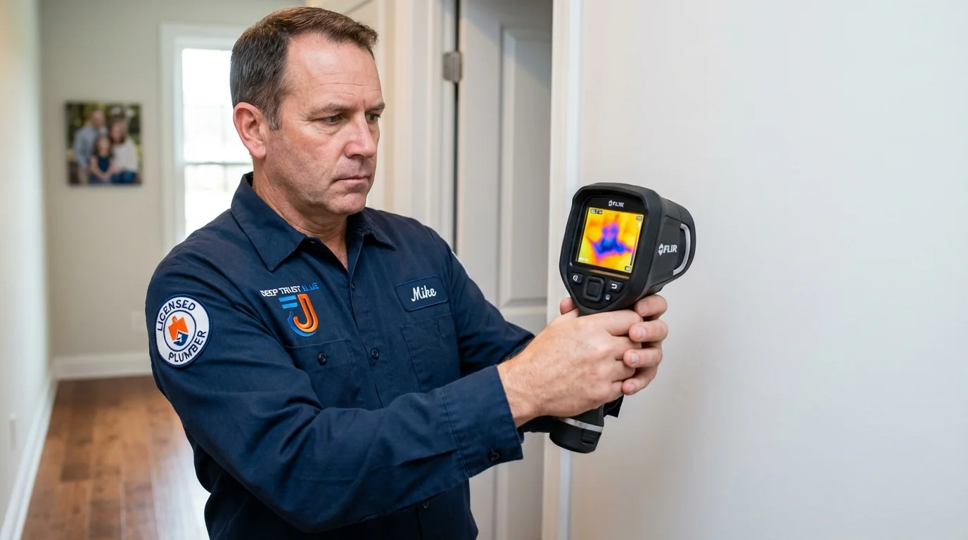 Thermal imaging leak detection by Johns Plumbing LLC in Osage Beach